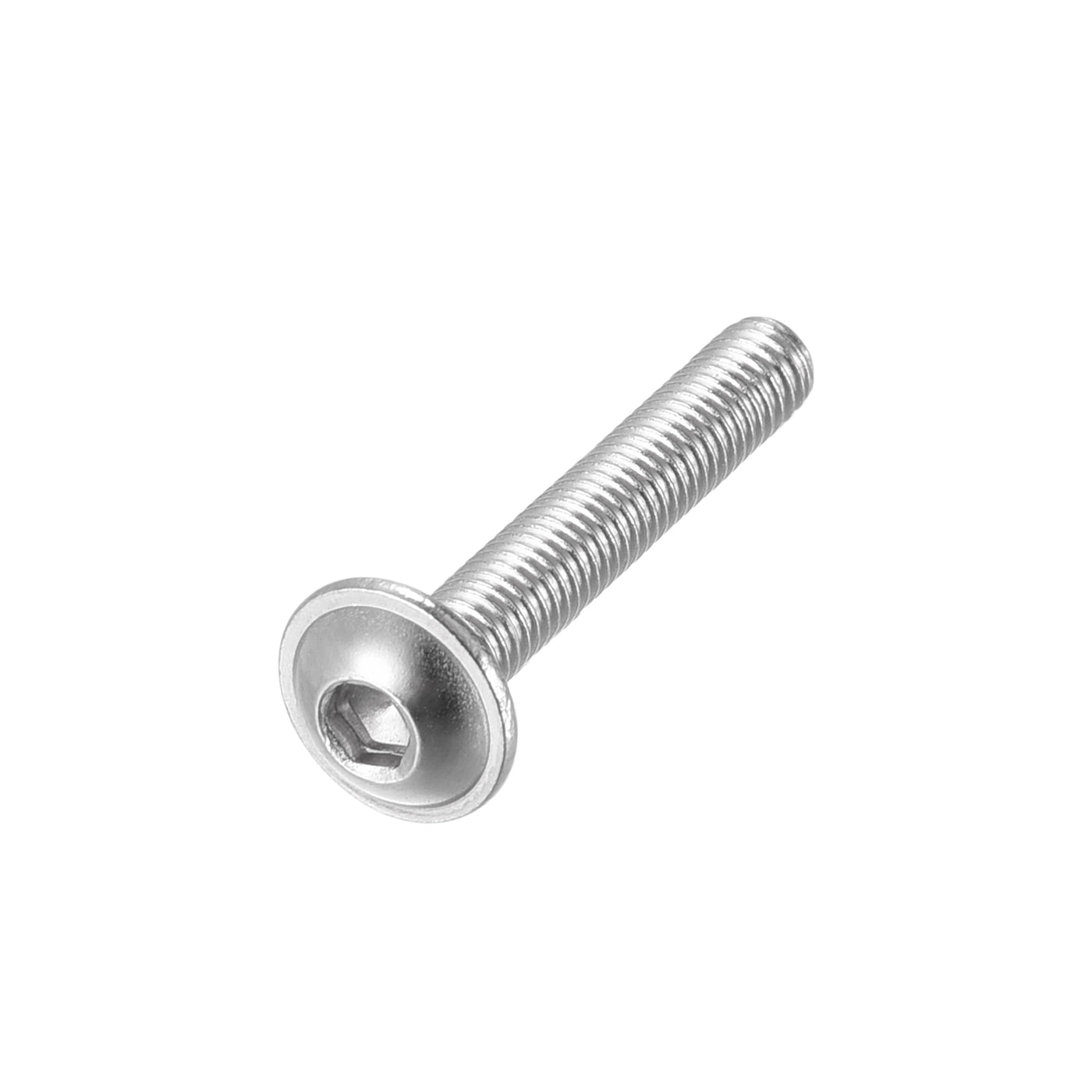 uxcell 304 Stainless Steel Flanged Button Head Socket Cap Screws