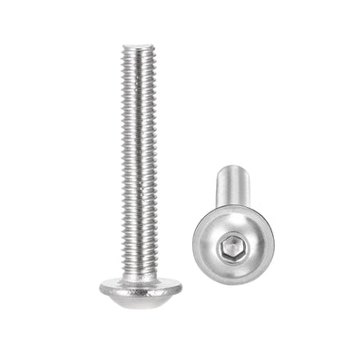 Harfington 304 Stainless Steel Flanged Button Head Socket Cap Screws