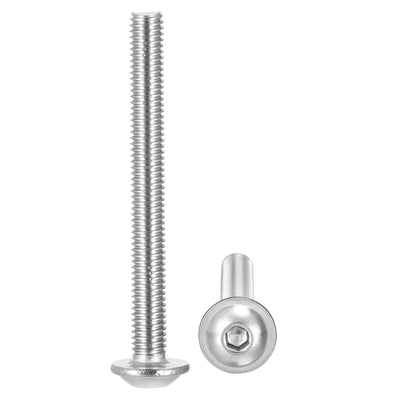 Harfington 304 Stainless Steel Flanged Button Head Socket Cap Screws