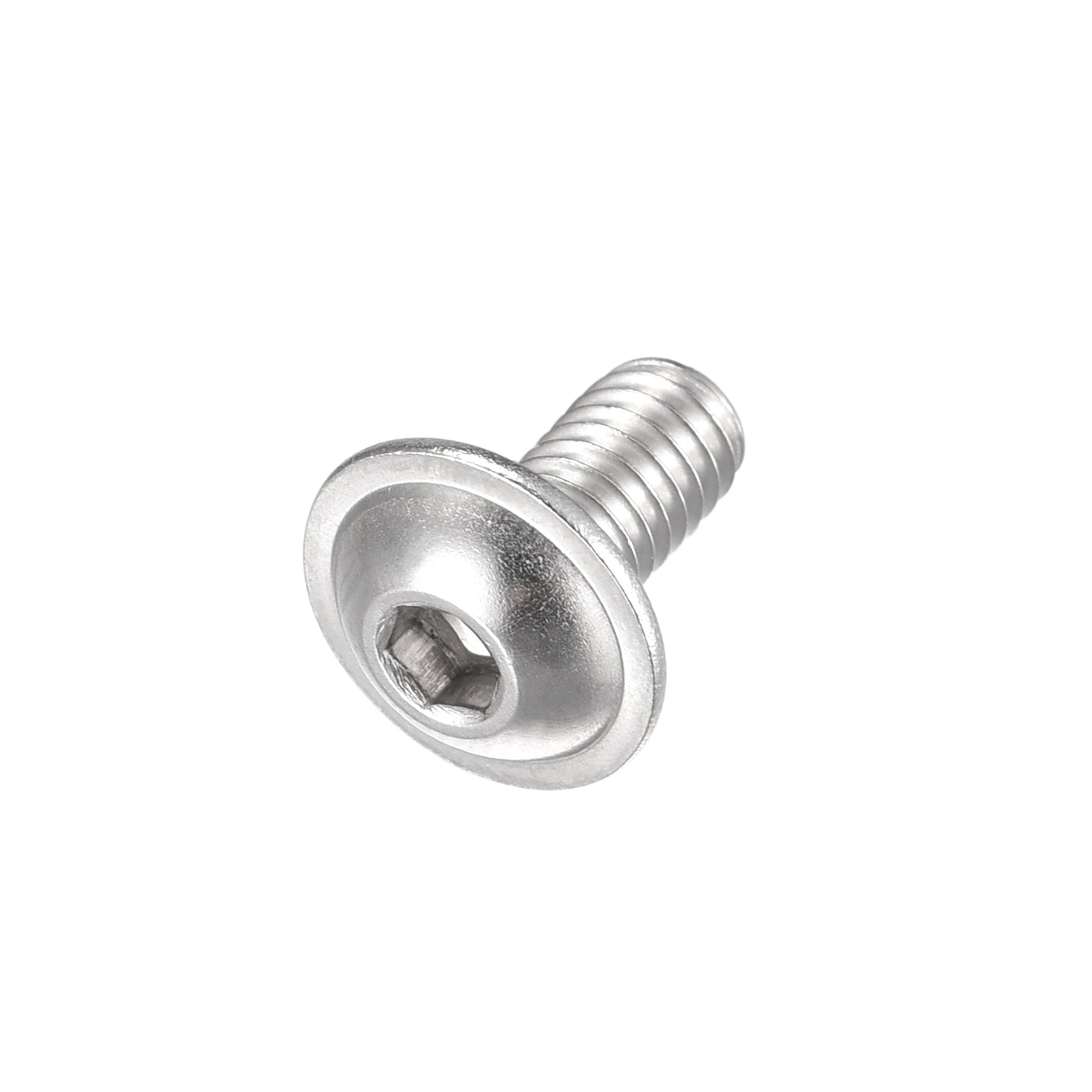 uxcell 304 Stainless Steel Flanged Button Head Socket Cap Screws