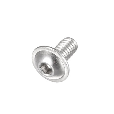 Harfington 304 Stainless Steel Flanged Button Head Socket Cap Screws