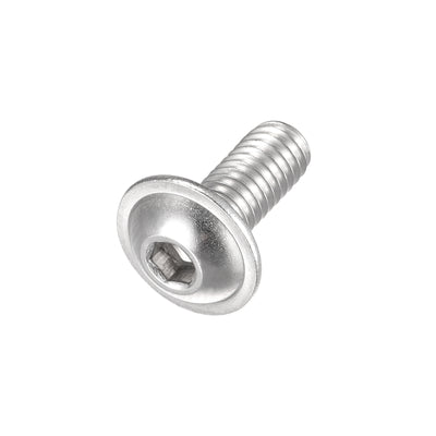 Harfington 304 Stainless Steel Flanged Button Head Socket Cap Screws