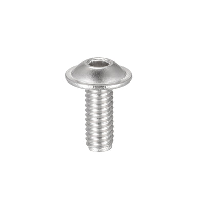 Harfington 304 Stainless Steel Flanged Button Head Socket Cap Screws