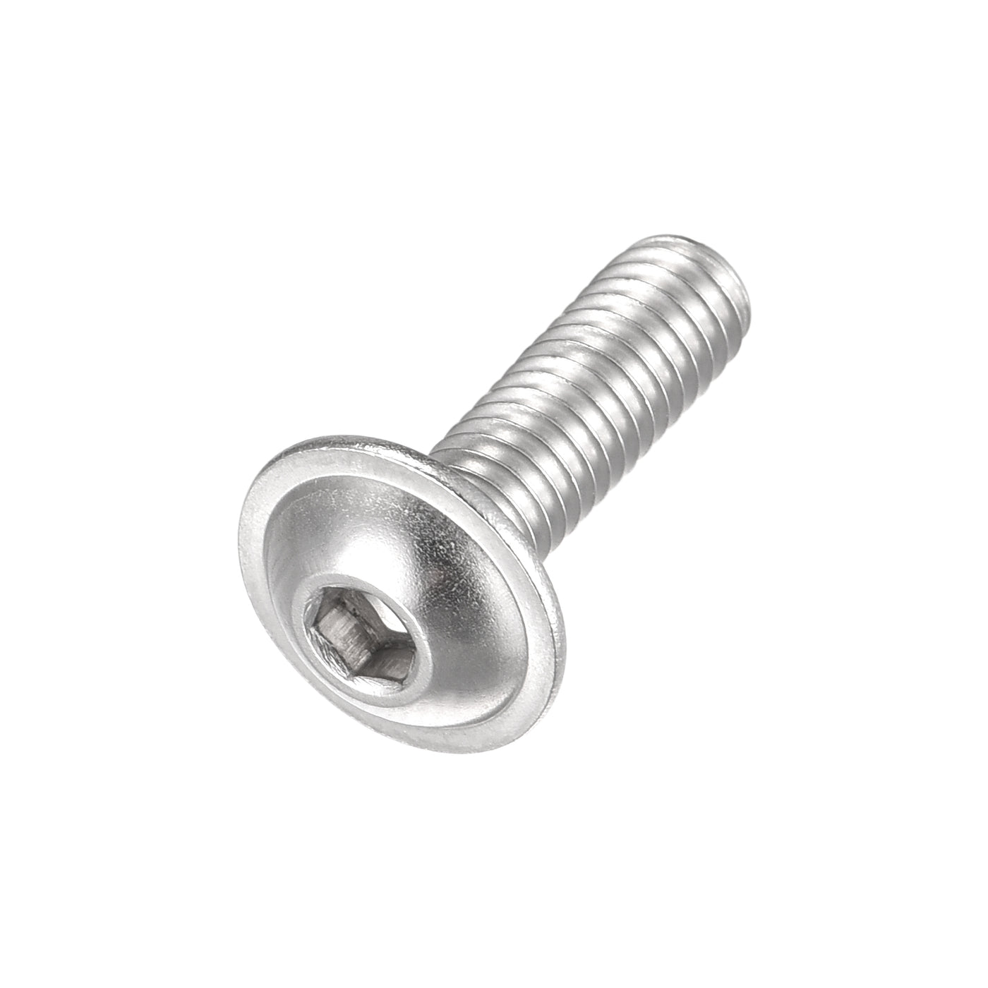 uxcell 304 Stainless Steel Flanged Button Head Socket Cap Screws