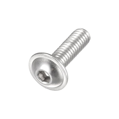 Harfington 304 Stainless Steel Flanged Button Head Socket Cap Screws