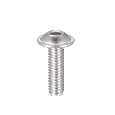 Harfington 304 Stainless Steel Flanged Button Head Socket Cap Screws