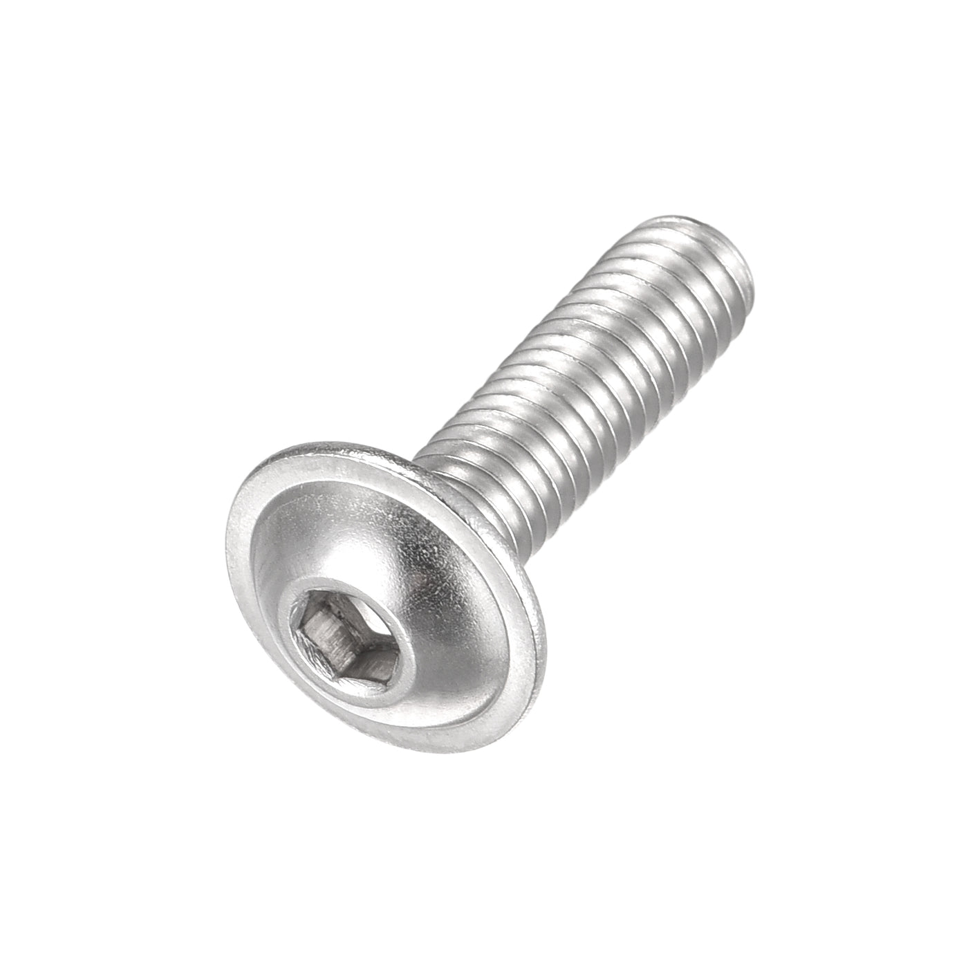 uxcell 304 Stainless Steel Flanged Button Head Socket Cap Screws