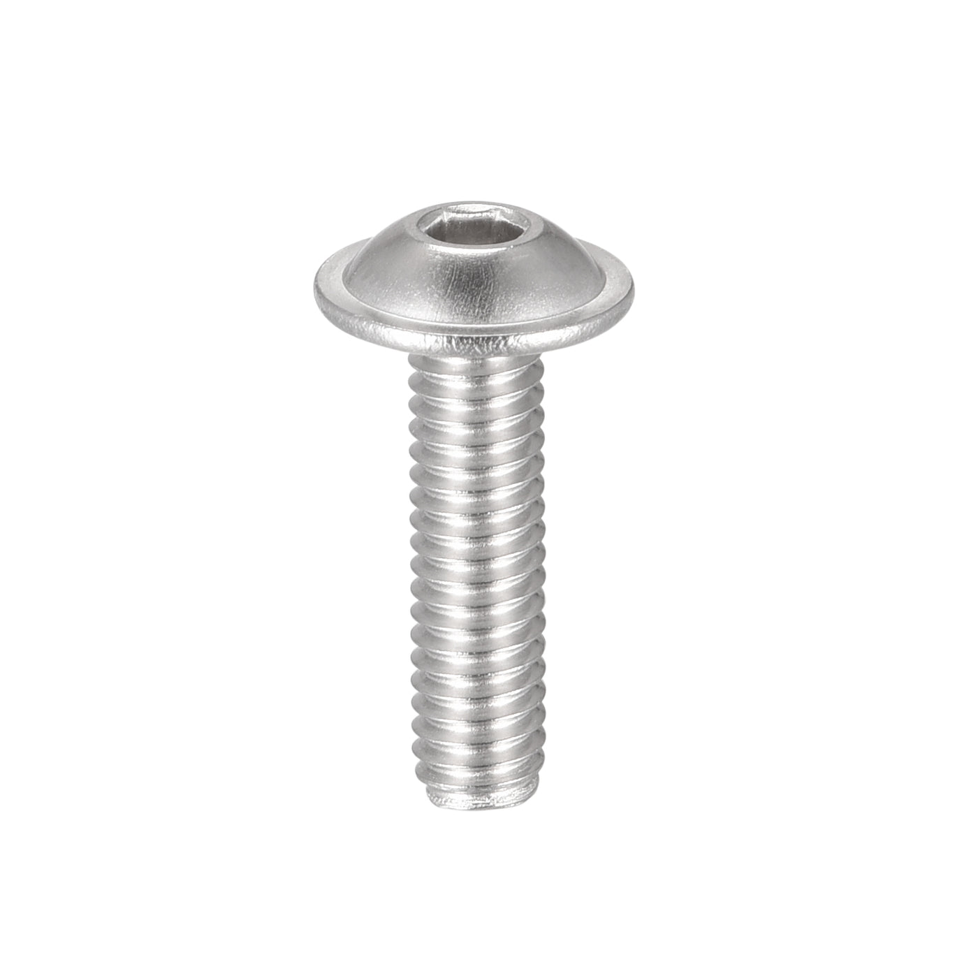 uxcell 304 Stainless Steel Flanged Button Head Socket Cap Screws