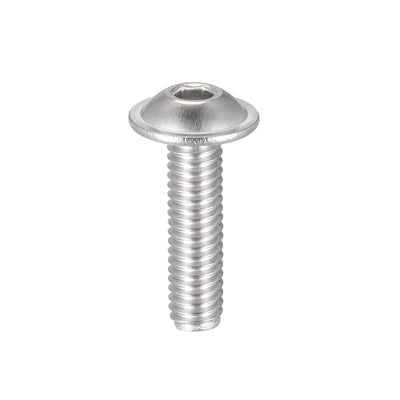 Harfington 304 Stainless Steel Flanged Button Head Socket Cap Screws