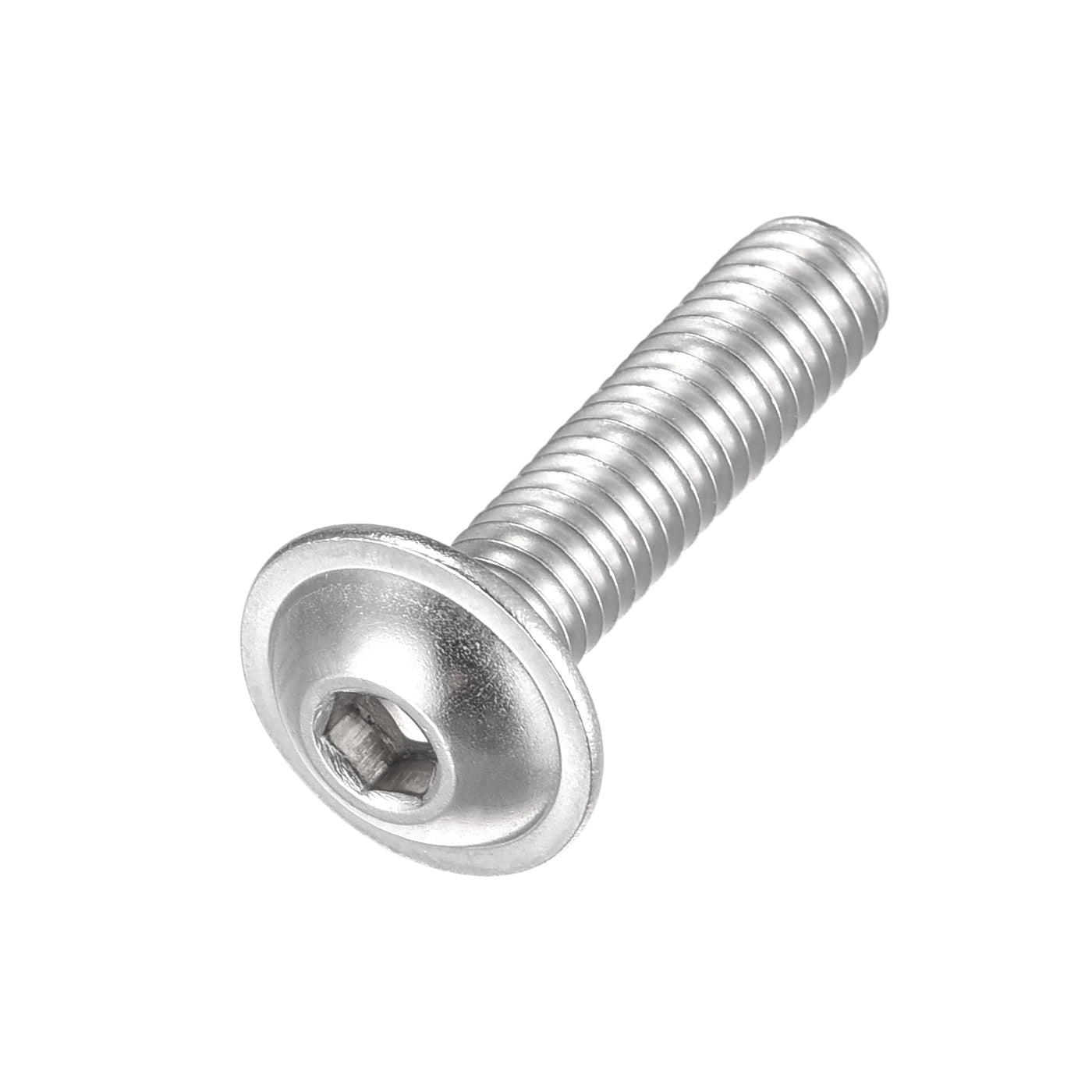 uxcell 304 Stainless Steel Flanged Button Head Socket Cap Screws