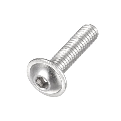Harfington 304 Stainless Steel Flanged Button Head Socket Cap Screws
