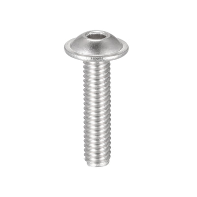Harfington 304 Stainless Steel Flanged Button Head Socket Cap Screws