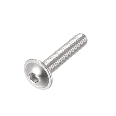 Harfington 304 Stainless Steel Flanged Button Head Socket Cap Screws