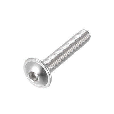 Harfington 304 Stainless Steel Flanged Button Head Socket Cap Screws