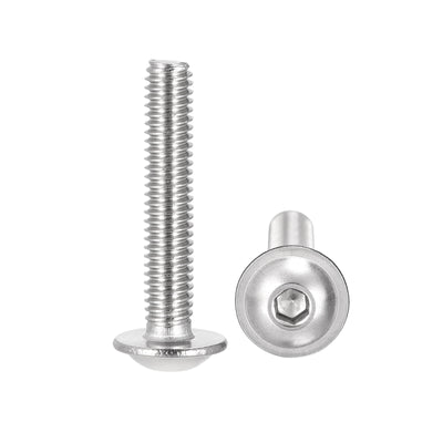Harfington 304 Stainless Steel Flanged Button Head Socket Cap Screws