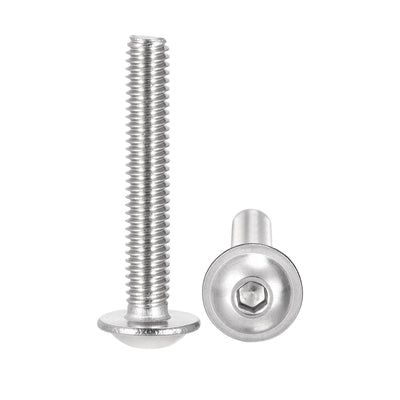 Harfington 304 Stainless Steel Flanged Button Head Socket Cap Screws