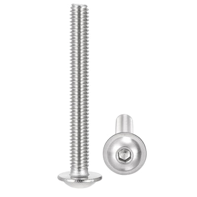 Harfington 304 Stainless Steel Flanged Button Head Socket Cap Screws