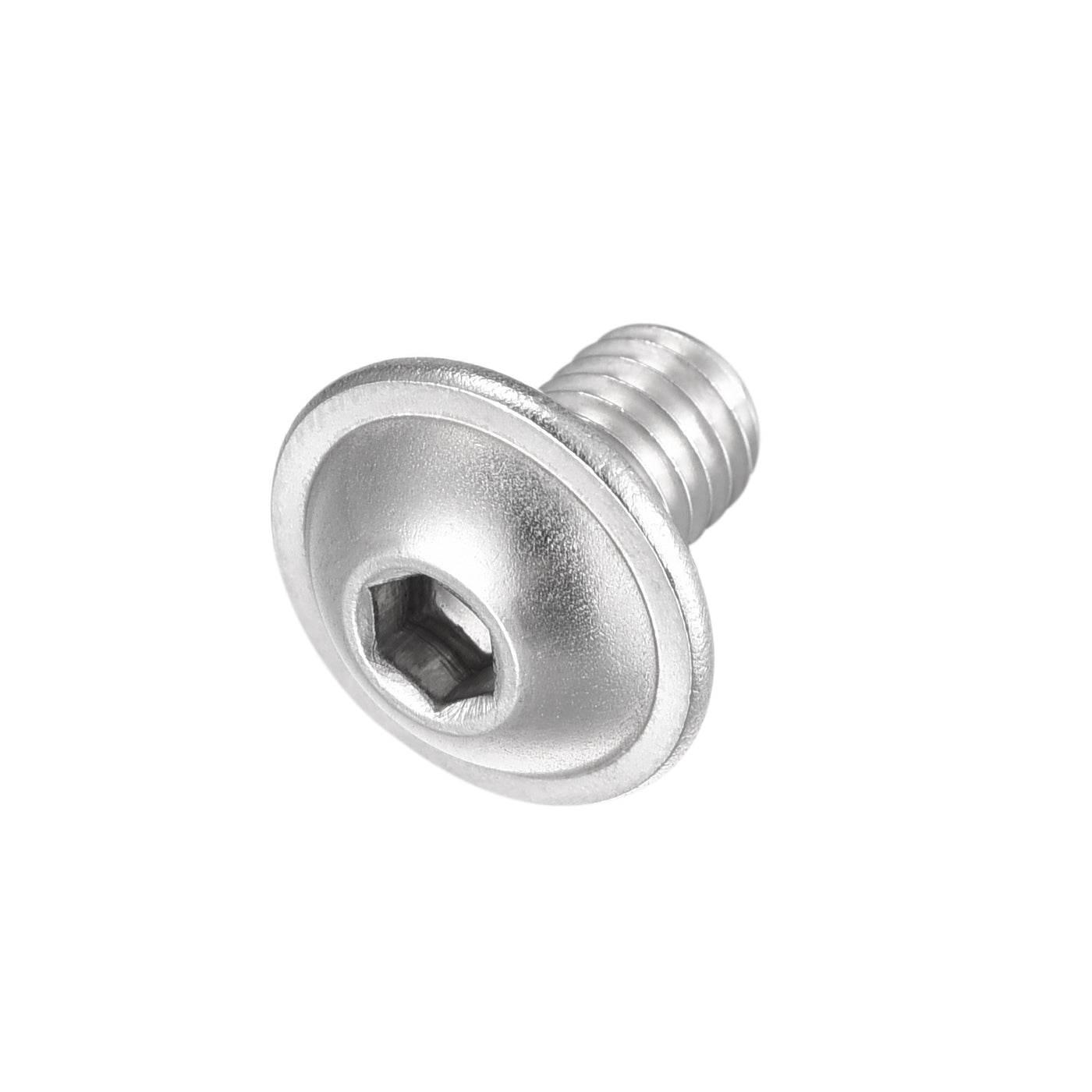 uxcell 304 Stainless Steel Flanged Button Head Socket Cap Screws