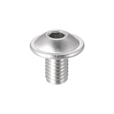 Harfington 304 Stainless Steel Flanged Button Head Socket Cap Screws