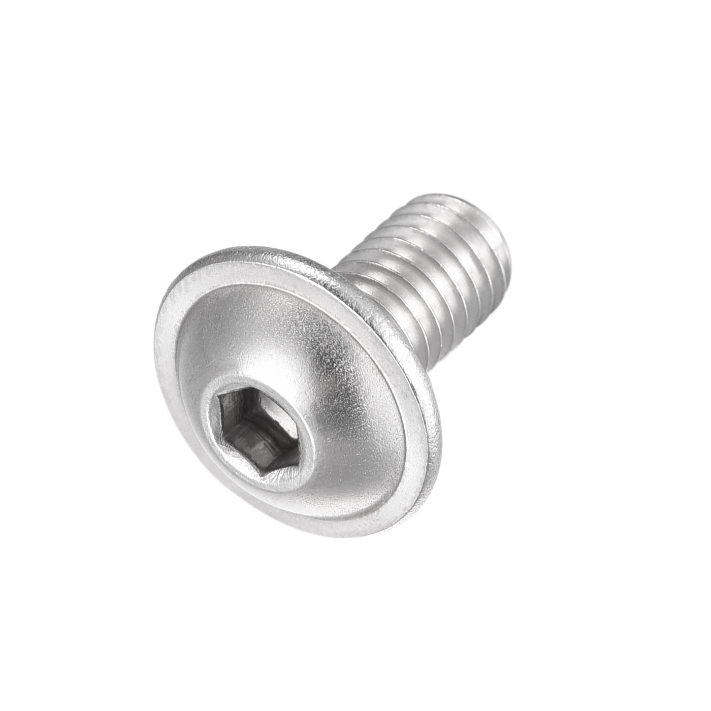 uxcell 304 Stainless Steel Flanged Button Head Socket Cap Screws