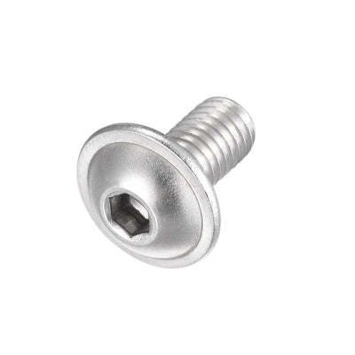 Harfington 304 Stainless Steel Flanged Button Head Socket Cap Screws