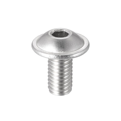 Harfington 304 Stainless Steel Flanged Button Head Socket Cap Screws