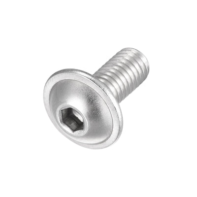Harfington 304 Stainless Steel Flanged Button Head Socket Cap Screws
