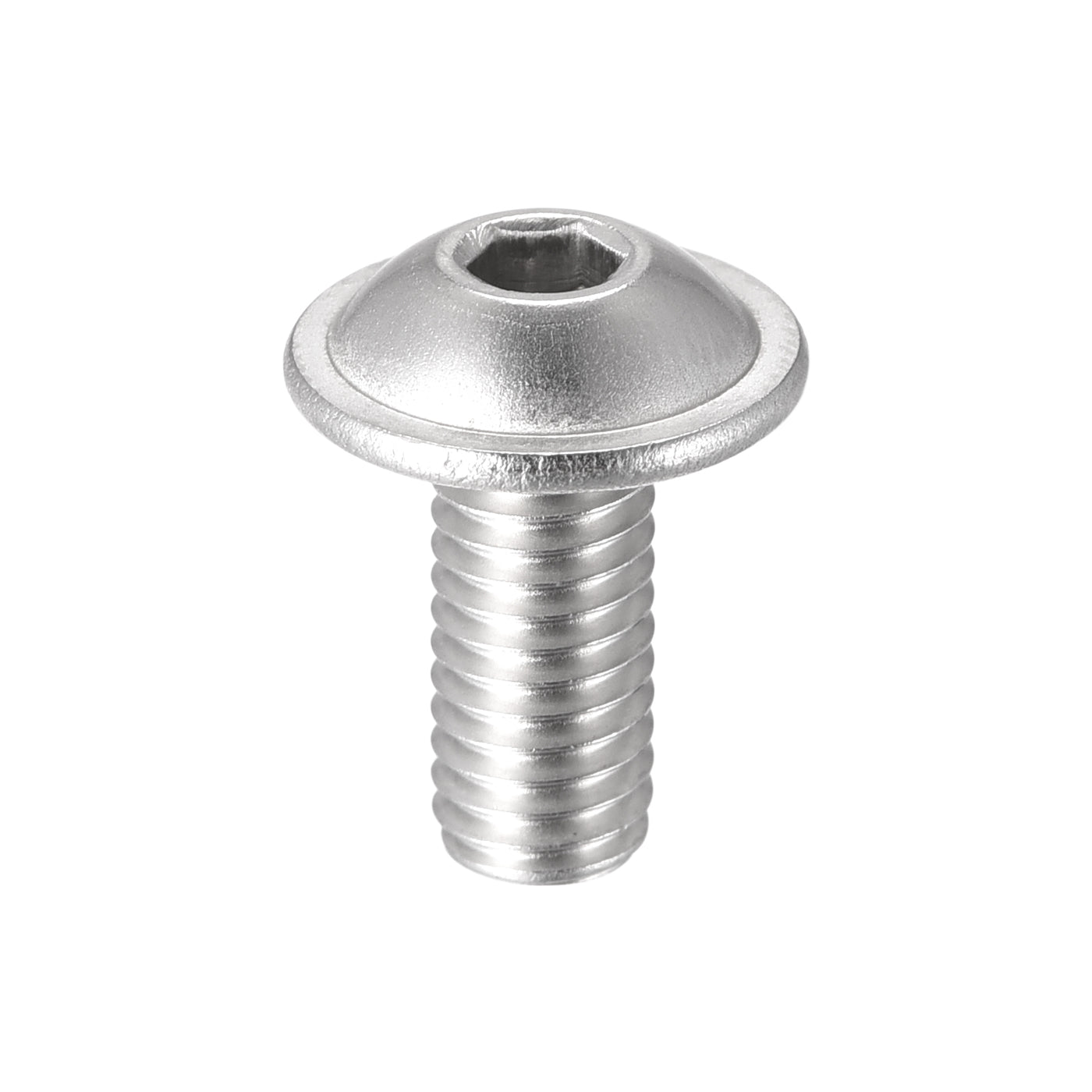 uxcell 304 Stainless Steel Flanged Button Head Socket Cap Screws