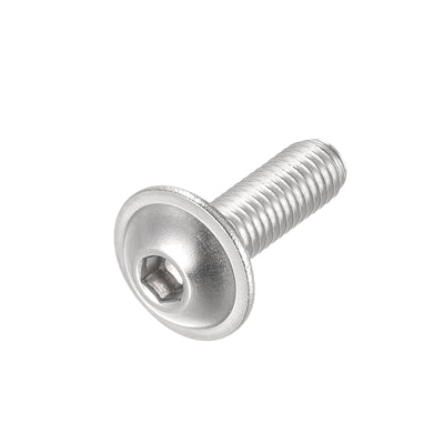 Harfington 304 Stainless Steel Flanged Button Head Socket Cap Screws