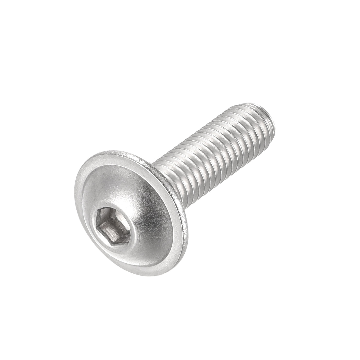 uxcell 304 Stainless Steel Flanged Button Head Socket Cap Screws