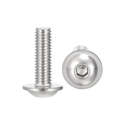 Harfington 304 Stainless Steel Flanged Button Head Socket Cap Screws
