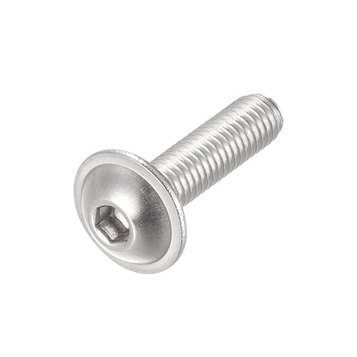 Harfington 304 Stainless Steel Flanged Button Head Socket Cap Screws