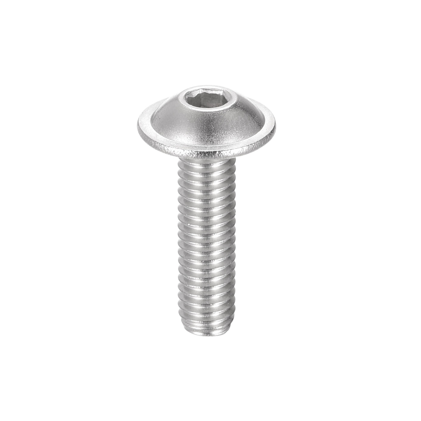 uxcell 304 Stainless Steel Flanged Button Head Socket Cap Screws