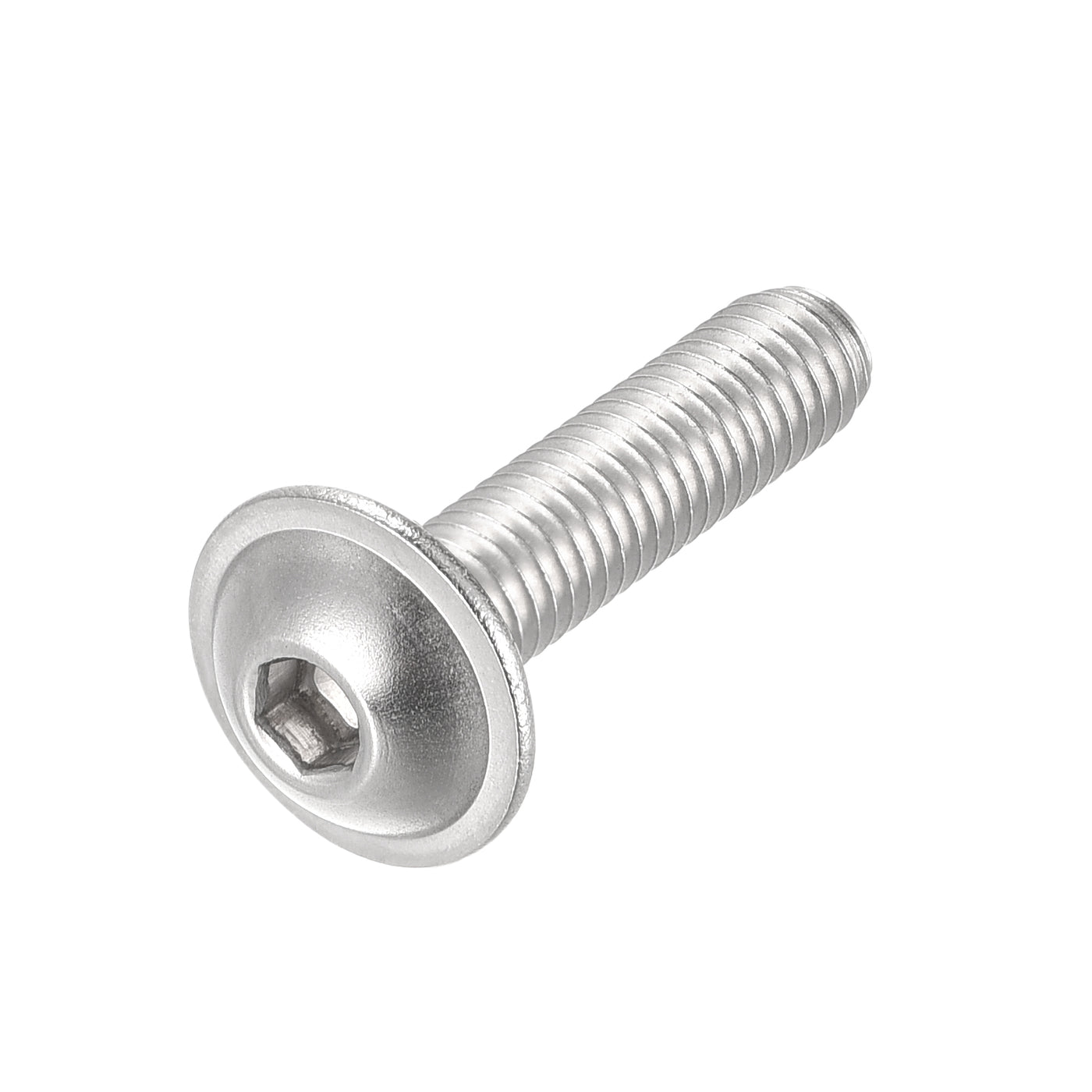 uxcell 304 Stainless Steel Flanged Button Head Socket Cap Screws