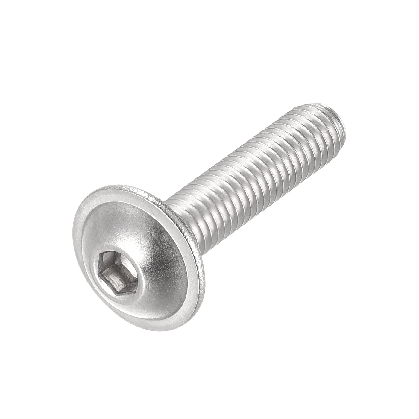 uxcell 304 Stainless Steel Flanged Button Head Socket Cap Screws