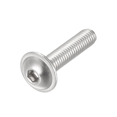Harfington 304 Stainless Steel Flanged Button Head Socket Cap Screws