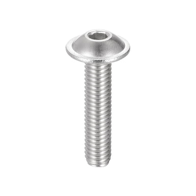 Harfington 304 Stainless Steel Flanged Button Head Socket Cap Screws