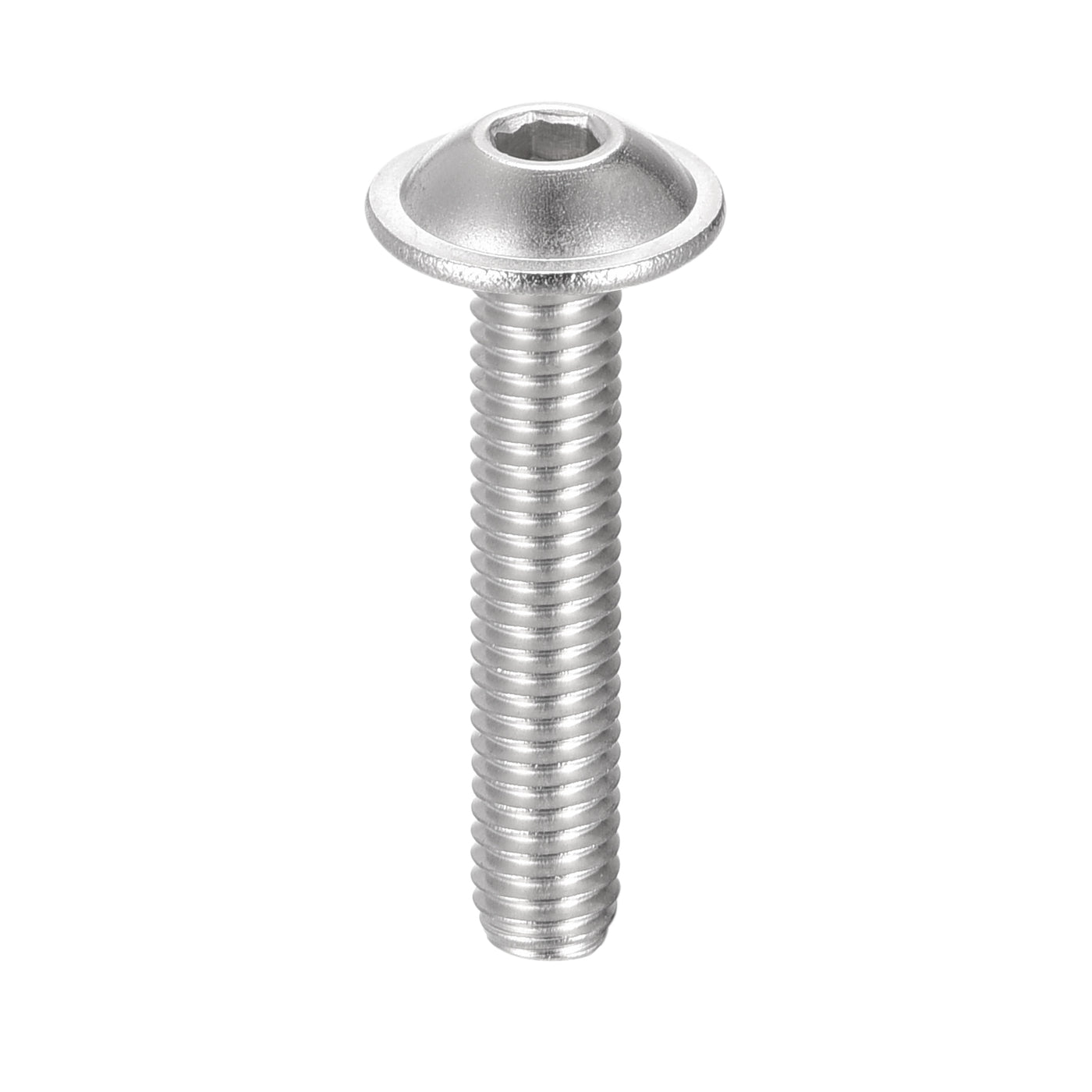uxcell 304 Stainless Steel Flanged Button Head Socket Cap Screws