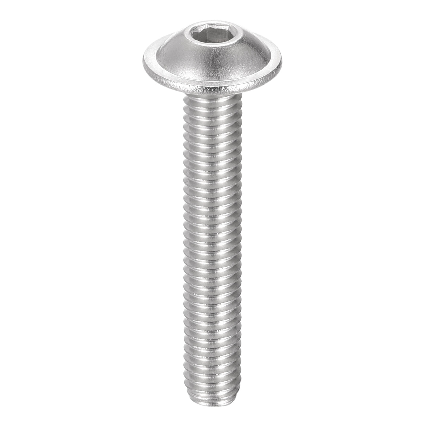 uxcell 304 Stainless Steel Flanged Button Head Socket Cap Screws
