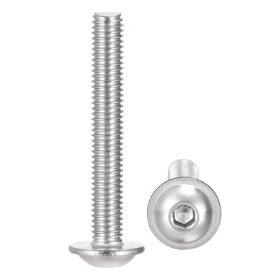Harfington 304 Stainless Steel Flanged Button Head Socket Cap Screws