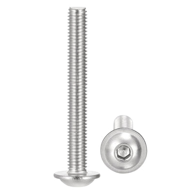 Harfington 304 Stainless Steel Flanged Button Head Socket Cap Screws