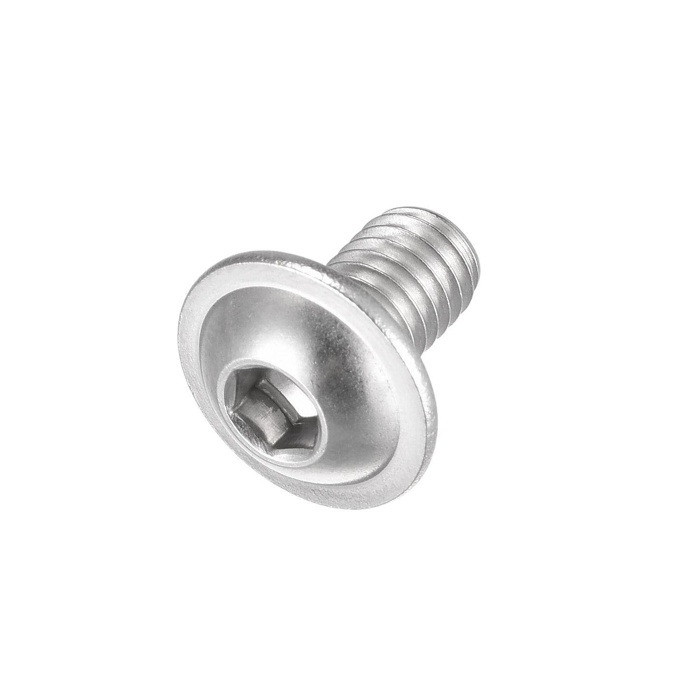 uxcell 304 Stainless Steel Flanged Button Head Socket Cap Screws