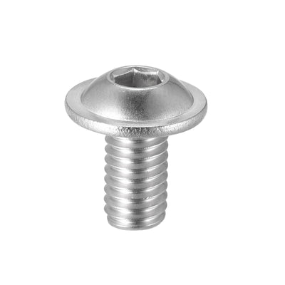 Harfington 304 Stainless Steel Flanged Button Head Socket Cap Screws