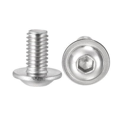 Harfington 304 Stainless Steel Flanged Button Head Socket Cap Screws