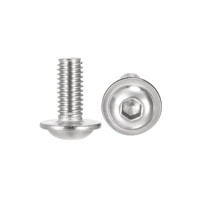 Harfington 304 Stainless Steel Flanged Button Head Socket Cap Screws