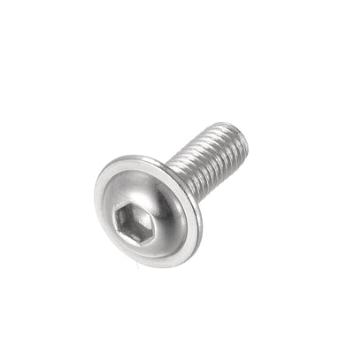 Harfington 304 Stainless Steel Flanged Button Head Socket Cap Screws