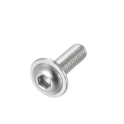 Harfington 304 Stainless Steel Flanged Button Head Socket Cap Screws