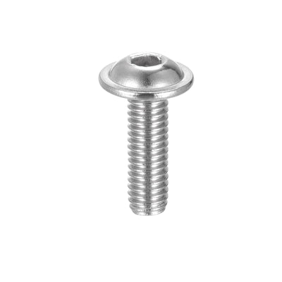 Harfington 304 Stainless Steel Flanged Button Head Socket Cap Screws