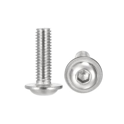 Harfington 304 Stainless Steel Flanged Button Head Socket Cap Screws