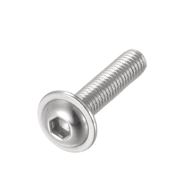 Harfington 304 Stainless Steel Flanged Button Head Socket Cap Screws